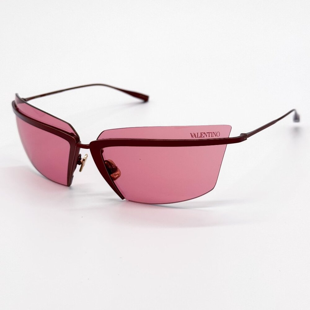NEW VALENTINO SUNGLASSES WOMEN RED V-LURE VLS-130B EYEWEAR